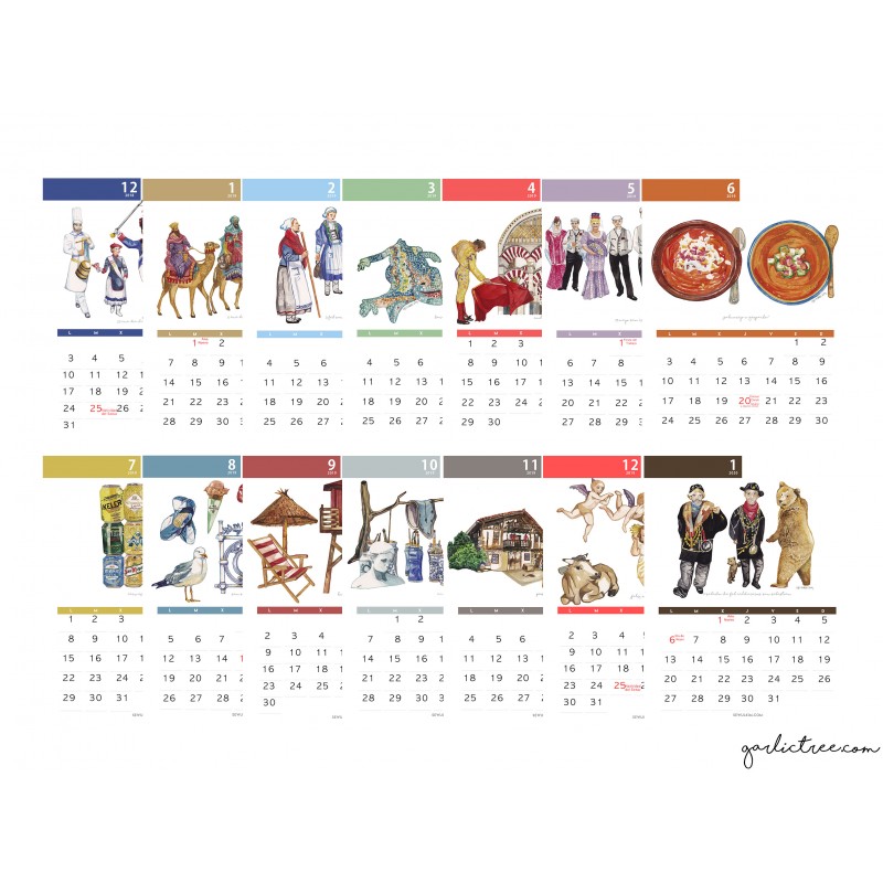 スペイン カレンダー
